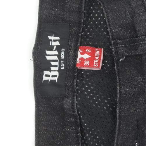 Bull-it Men's Black Straight Leg 36 Regular Denim Jeans