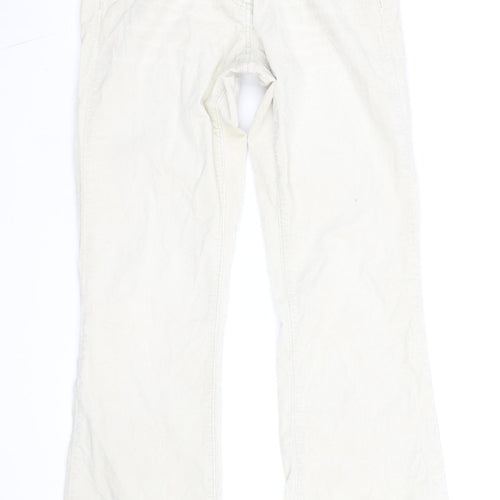 River Island Womens Ivory Corduroy Bootcut Jeans Size 8