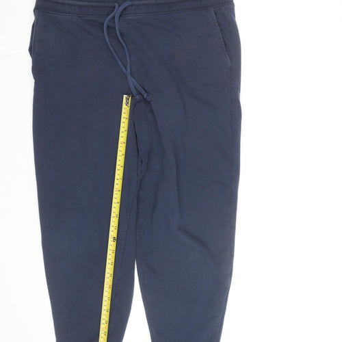 Marks and Spencer Women’s Blue Jogger Trousers Size 10 Cotton Blend