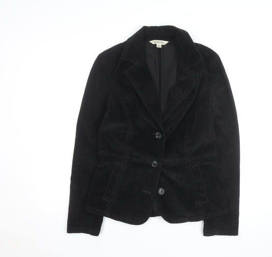 St John's Bay Men's Black Corduroy Blazer Jacket Size M