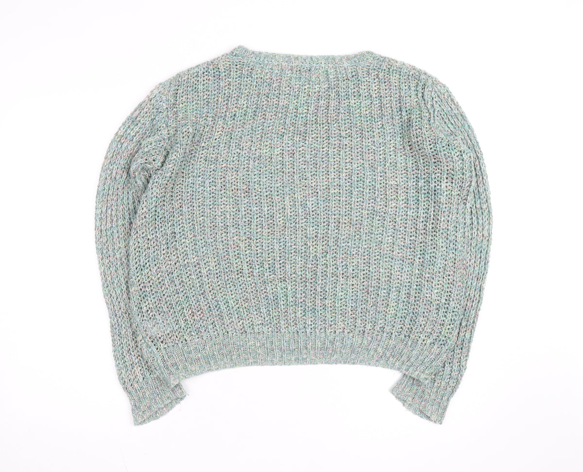 Marks and Spencer Womens Multicoloured L Chunky Knit Pullover Jumper