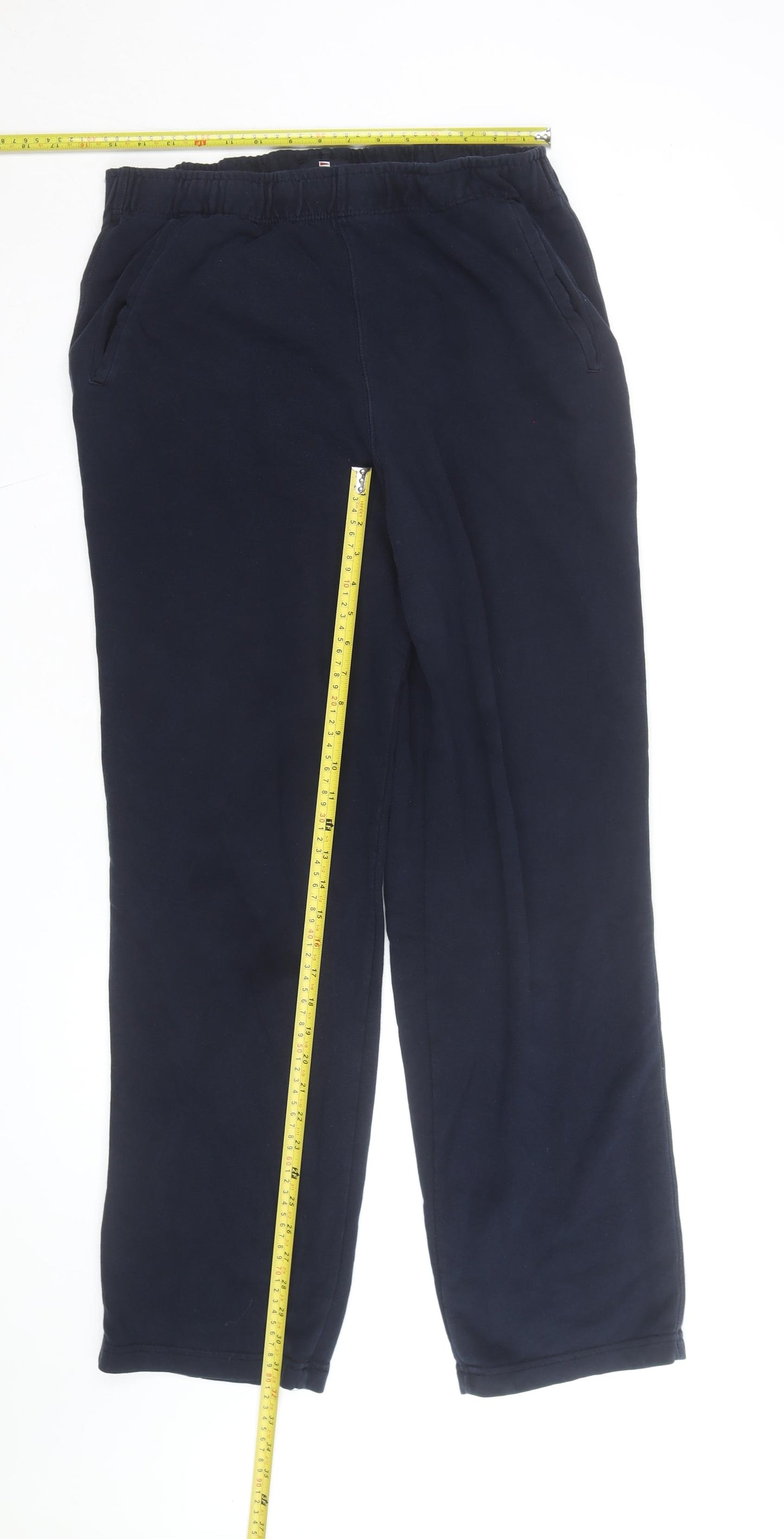 Marks and Spencer Blue Harbour Men's Navy Cotton Sweatpants M