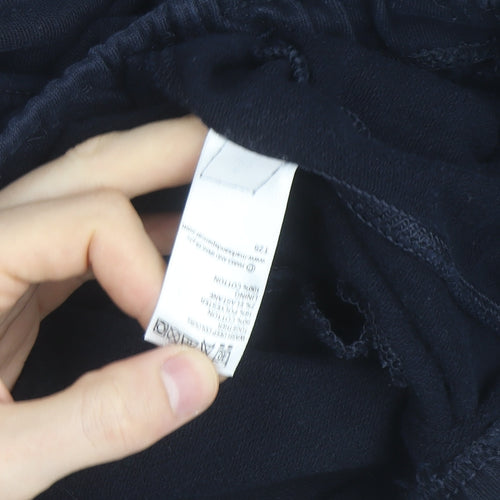 Marks and Spencer Blue Harbour Men's Navy Cotton Sweatpants M