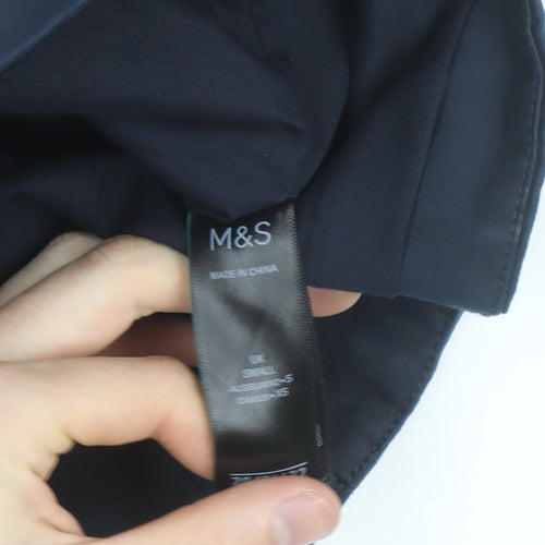 Marks and Spencer Womens Blue Cotton Blend Casual Jacket S