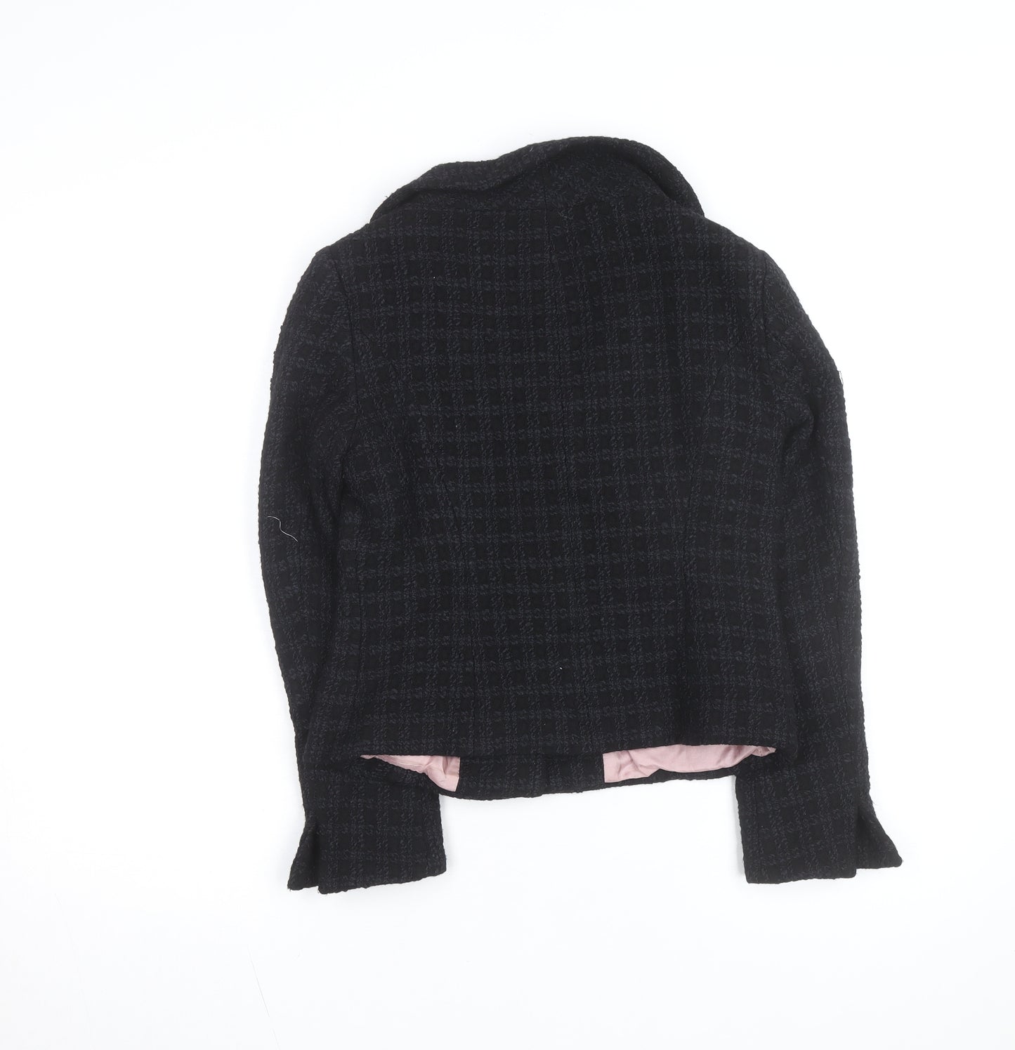 Principles Women’s Black Wool Blend Petite Blazer Jacket Size 10