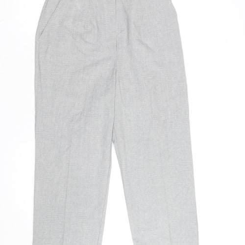 Country Collection Women's Grey Straight Leg Dress Pants Size 12 Regular
