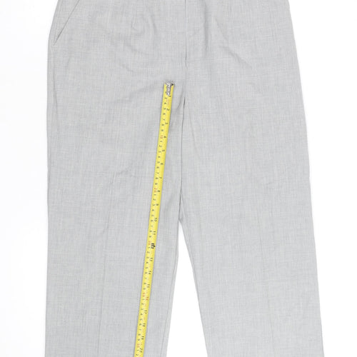 Country Collection Women's Grey Straight Leg Dress Pants Size 12 Regular