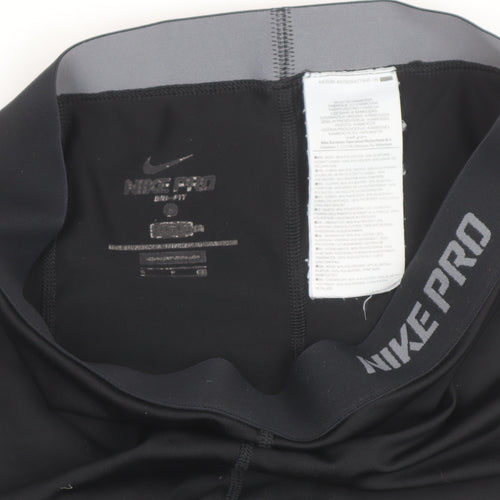 Nike Pro Women’s Black Capri Compression Leggings Size S Dri-Fit
