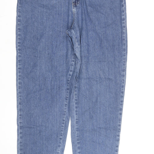Lee Men's Blue Straight Leg Denim Jeans Size 16 Regular Fit