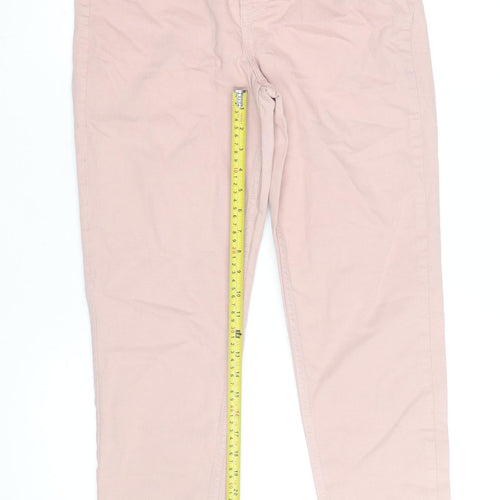 F&F Women’s Pink High Rise Mom Jeans Size 8 Regular Fit