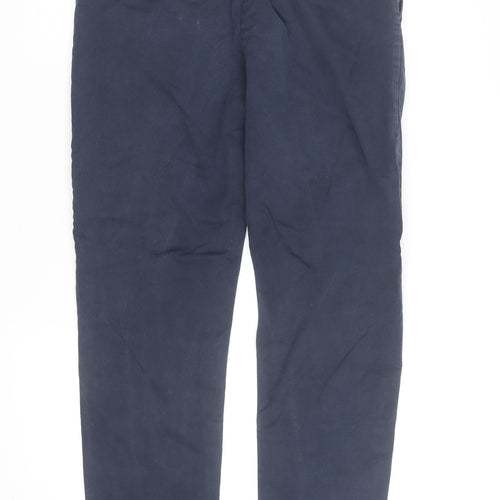 GAP Men's Blue Chino Trousers Size S Regular Straight Fit