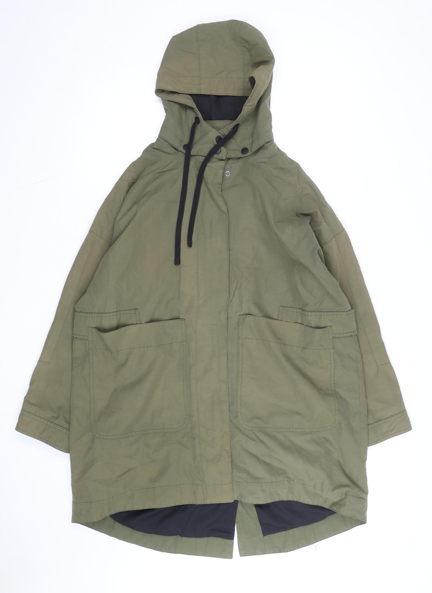 Kin by John Lewis Women's Green Size 12 Hooded Parka Coat