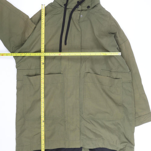 Kin by John Lewis Women's Green Size 12 Hooded Parka Coat