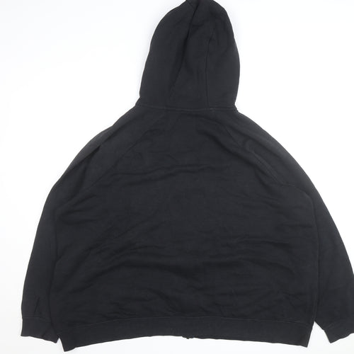 Nike Men's Black 3XL Full Zip Hooded Fleece Sweatshirt