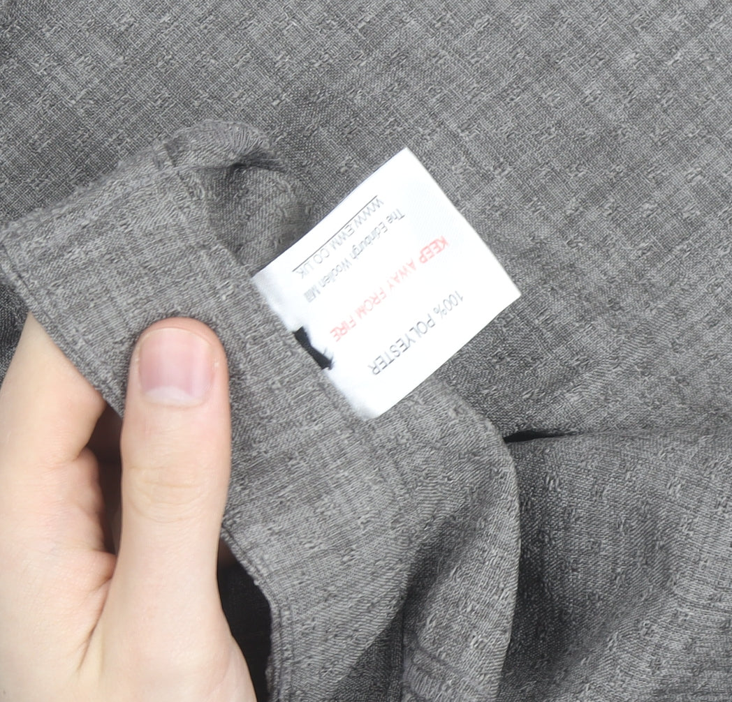 Honor Millburn Women’s Grey Size 12 Elastic Waist Straight Leg Trousers