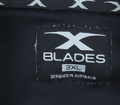 XBlades Men’s Black Gloucester Rugby 3XL Full Zip Hoodie