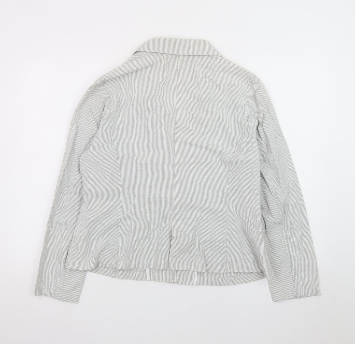 Marks and Spencer Women’s Grey Linen Blend Blazer Size 16