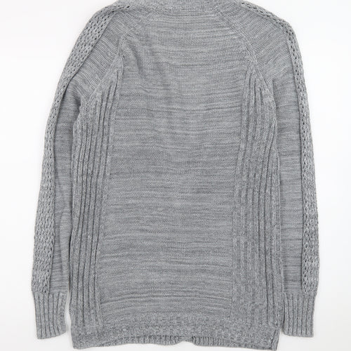 Victoria's Secret Women’s Grey Cotton Cable Knit Cardigan S