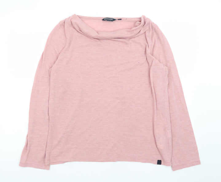 Regatta Women’s Pink Cowl Neck Long Sleeve Pullover Jumper Size 20
