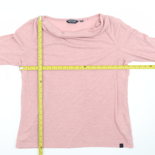 Regatta Women’s Pink Cowl Neck Long Sleeve Pullover Jumper Size 20