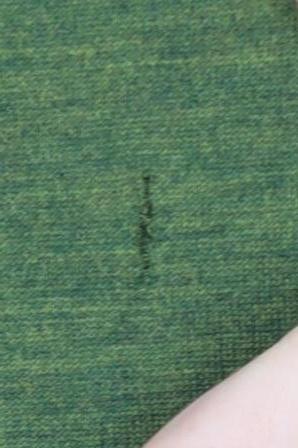 COS Women Green Wool Knit Shift Dress Size 14 Long Sleeve