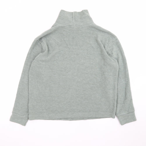 Uniqlo Women Green Roll Neck Knit Jumper Size S