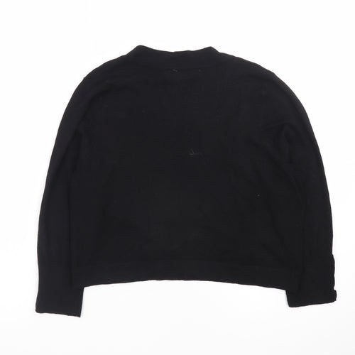 Debenhams Women's Black Size 16 Knit Open Cardigan