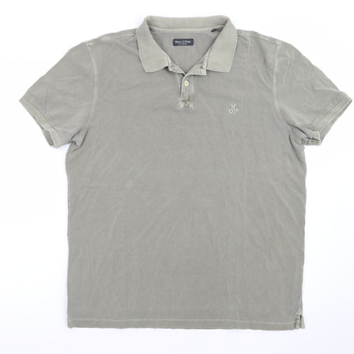 Marc O'Polo Men's Grey XL Cotton Polo Shirt Classic Style