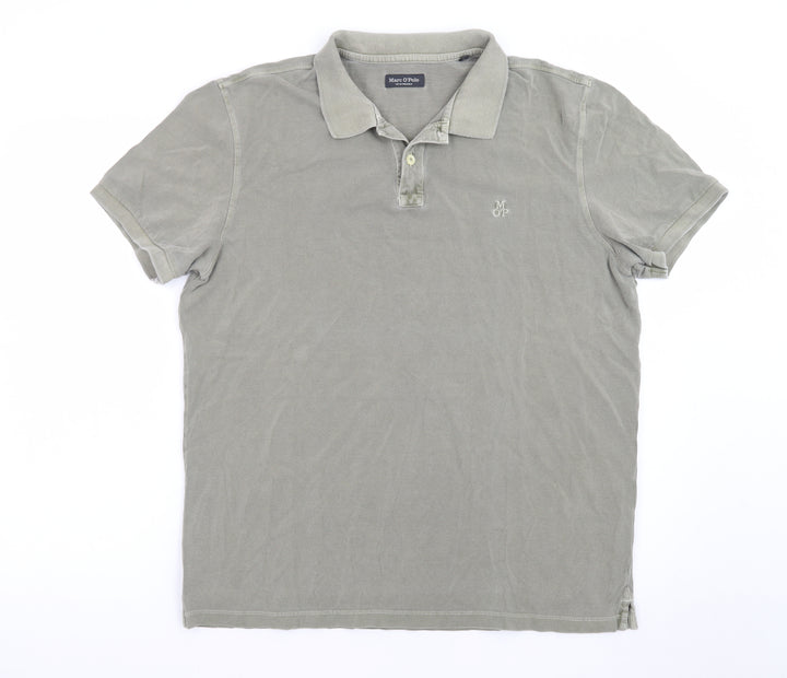 Marc O'Polo Men's Grey XL Cotton Polo Shirt Classic Style