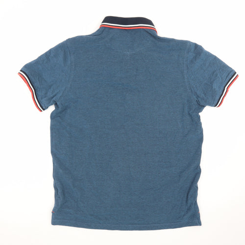 Jack & Jones Men’s Blue Cotton Polo Shirt XL Classic Fit