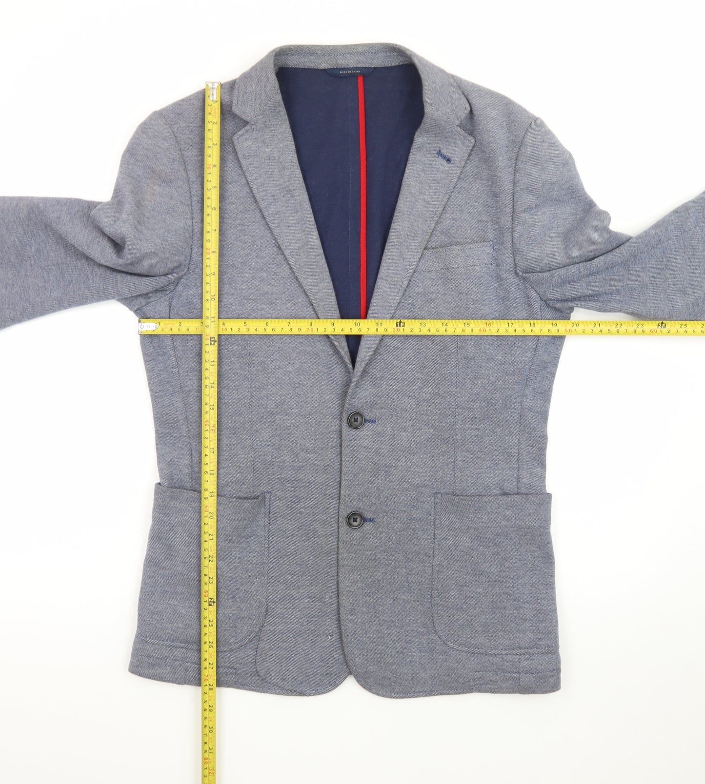 Brooks Brothers Men’s Grey Milano Fit Cotton Blazer Size 40R