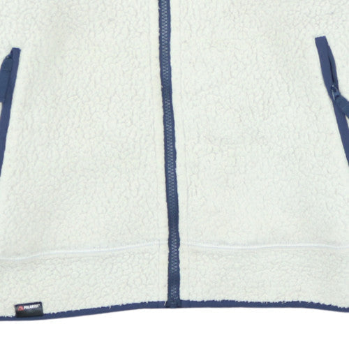Berghaus Men's White Fleece Jacket M Lightweight Full Zip Outdoor