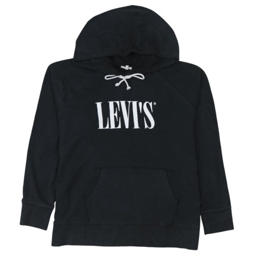 Levi's Men's Black XXL Pullover Hoodie with Logo & Drawstring