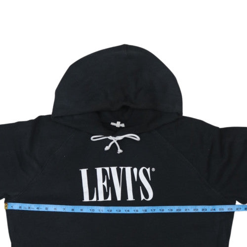 Levi's Men's Black XXL Pullover Hoodie with Logo & Drawstring