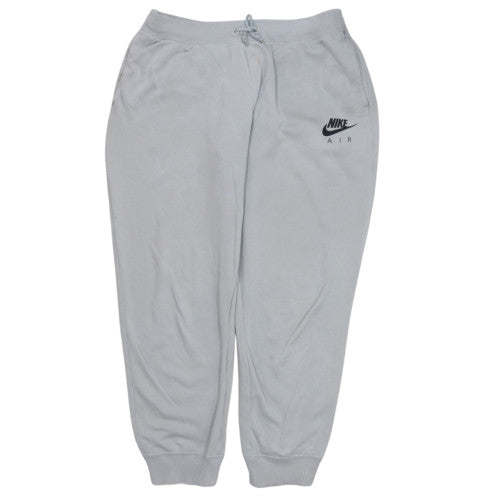 Nike Air Men's Grey Jogger Sweatpants L Fleece Regular Fit
