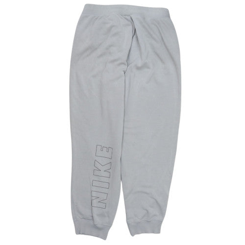 Nike Air Men's Grey Jogger Sweatpants L Fleece Regular Fit
