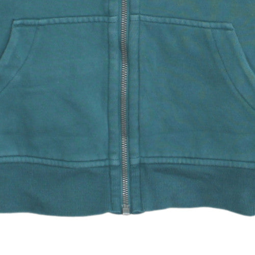 Lululemon Womens Teal Full Zip Hoodie Size S Cotton Blend Fleece