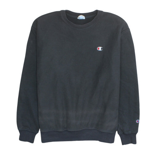 Champion Mens Black XL Pullover Crew Neck Sweatshirt