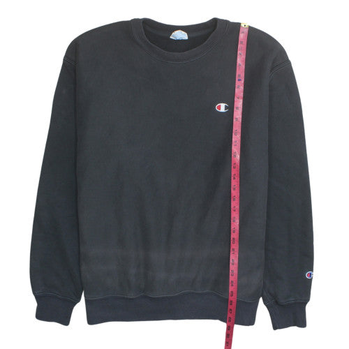 Champion Mens Black XL Pullover Crew Neck Sweatshirt