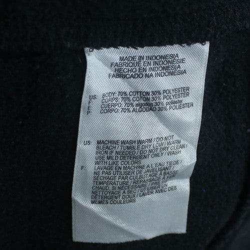 Adidas Men's Black Full Zip Hoodie XL Regular Fit Fleece