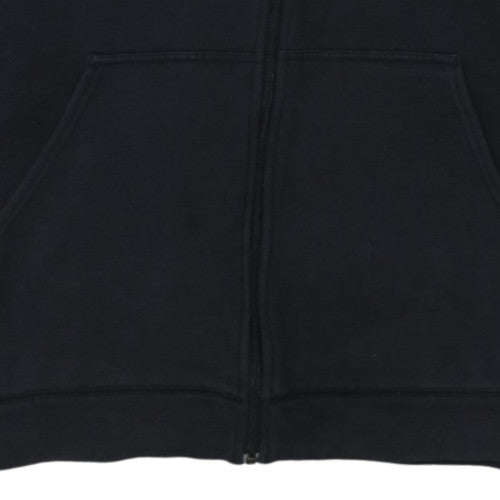 Adidas Men's Black Full Zip Hoodie XL Regular Fit Fleece