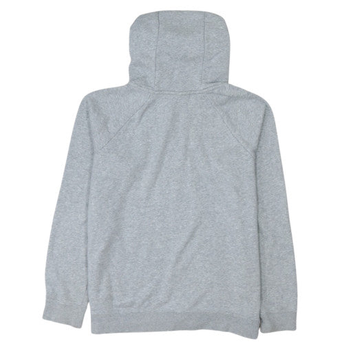 Nike Men's Grey Full Zip Hoodie L Fleece Regular Fit