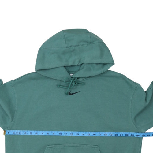 Nike Men’s Green Pullover Hoodie M Regular Fit Fleece Sweatshirt