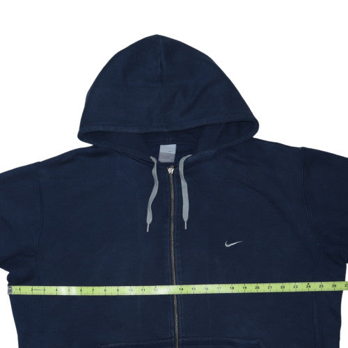 Nike Mens Navy Blue Full Zip Hoodie XXL Berlin Graphic Sweatshirt