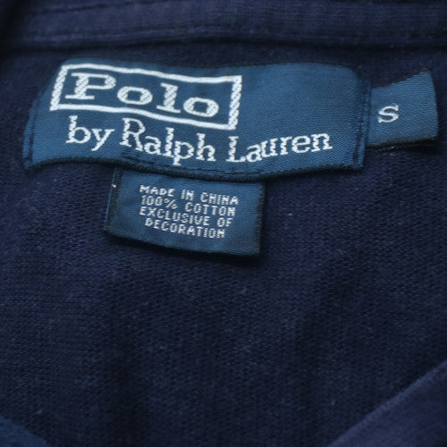 Ralph Lauren Men's Blue 1/4 Zip Cotton Sweatshirt Size S