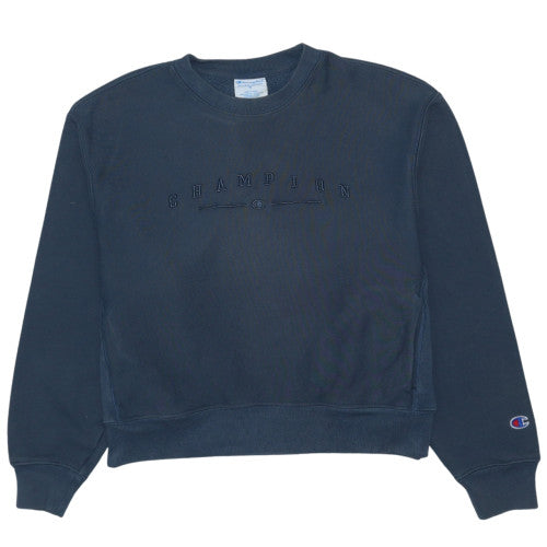 Champion Women’s Blue Reverse Weave Crew Neck Sweatshirt Size M