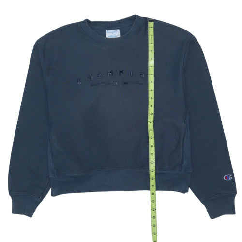 Champion Women’s Blue Reverse Weave Crew Neck Sweatshirt Size M