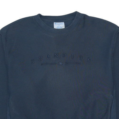 Champion Women’s Blue Reverse Weave Crew Neck Sweatshirt Size M