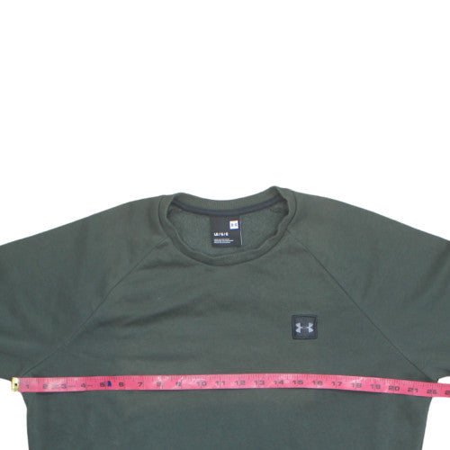 Under Armour Men's Green Crew Neck Pullover Sweatshirt Size L