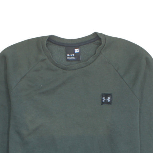 Under Armour Men's Green Crew Neck Pullover Sweatshirt Size L